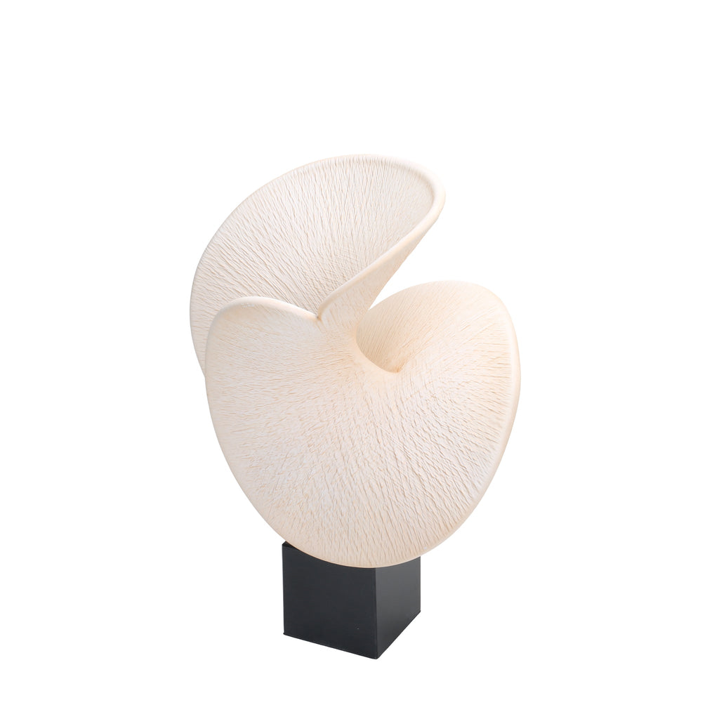 Shell Look Sculpture | Beige | Myka Home - View 4