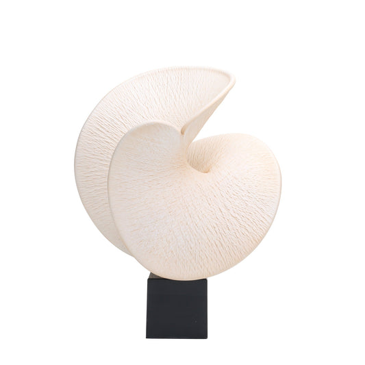 Shell Look Sculpture | Beige | Myka Home