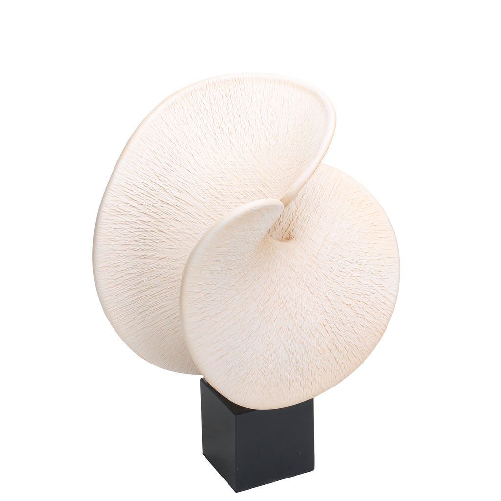 Shell Look Sculpture | Beige | Myka Home