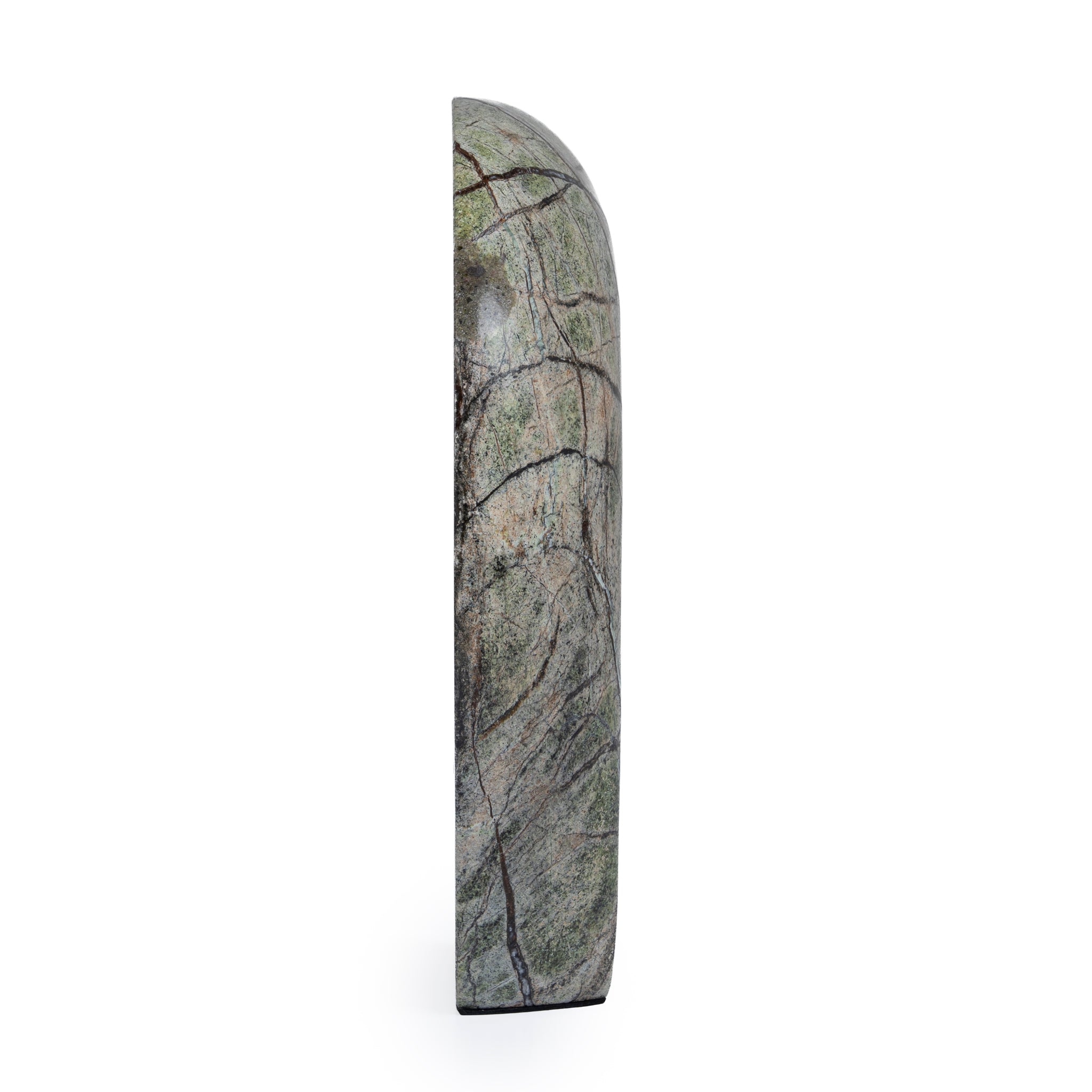 Sea Waves Marble Sculpture | Green | Myka Home - View 3