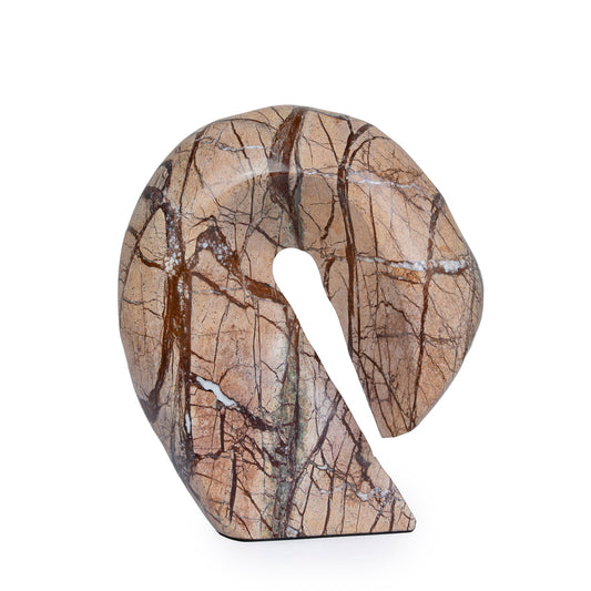 Sea Waves Marble Sculpture | Brown | Myka Home