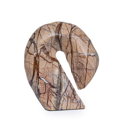 Sea Waves Marble Sculpture | Brown | Myka Home