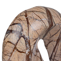 Sea Waves Marble Sculpture | Brown | Myka Home