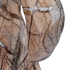 Sea Waves Marble Sculpture | Brown | Myka Home