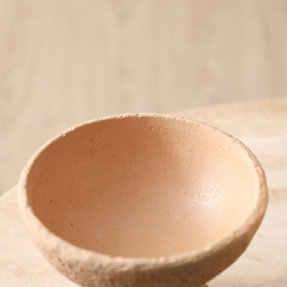 Coarse Grained Cement Pot B | Myka Home - View 2