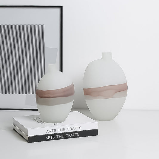 Flowing Vase B | White | Myka Home
