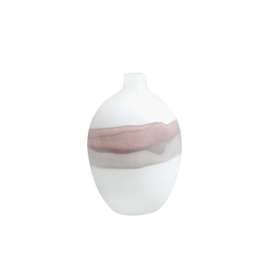 Flowing Vase B | White | Myka Home