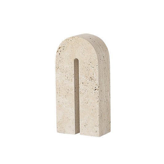 Arch Decorative Marble Sclupture A | Yellow | Myka Home