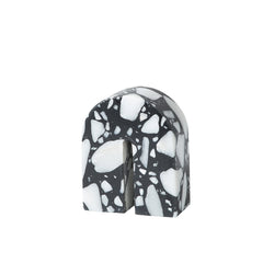 Arch Decorative Marble Sclupture B | Black & White | Myka Home