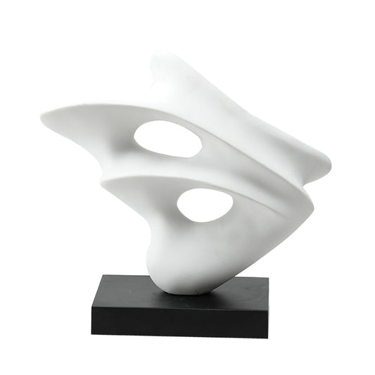 Source Decorative Ornament | White | Myka Home