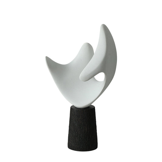Wing Look Sculpture | White | Myka Home