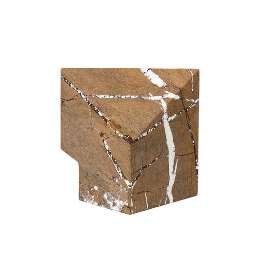 Marble Polyhedral Geometry B | Myka Home