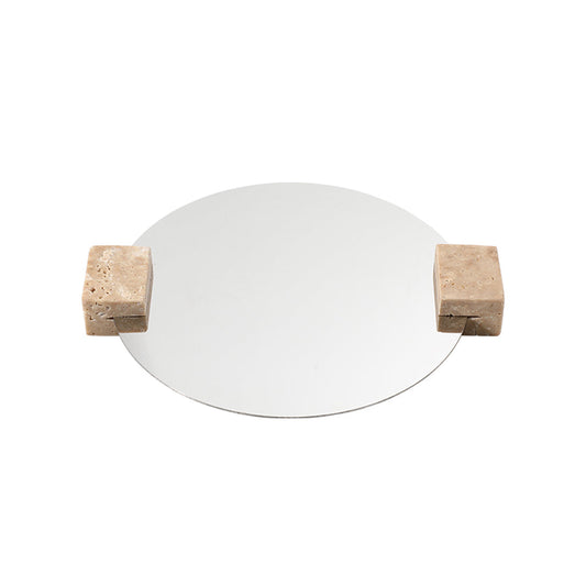 Round Mirror Plate | Myka Home