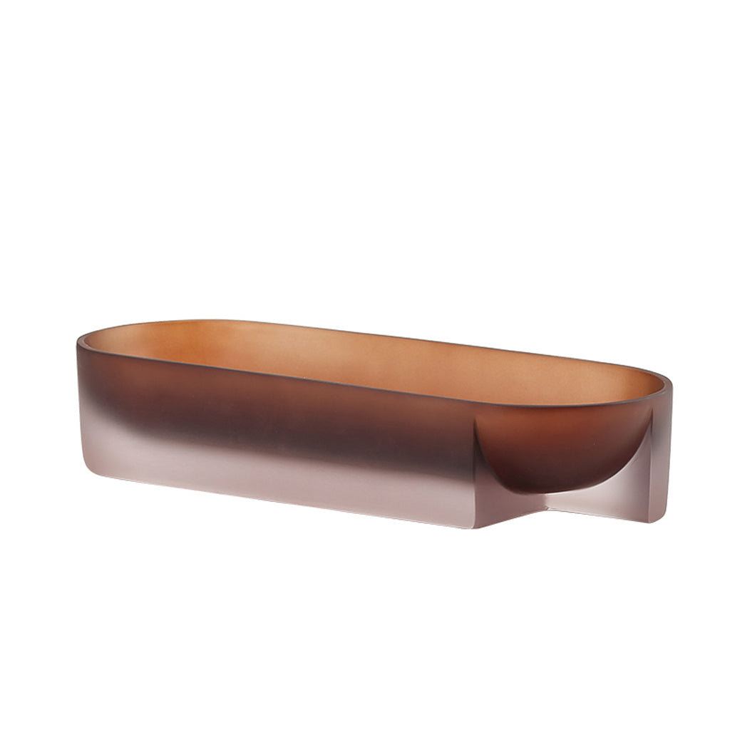 Transparent Plate | Brown | Myka Home