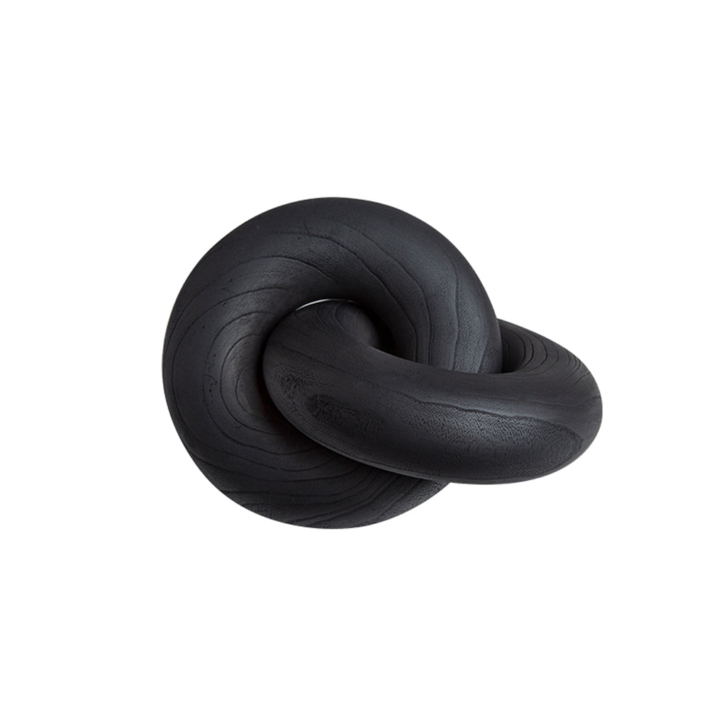 Two Ring Buckle Ornaments | Black | Myka Home