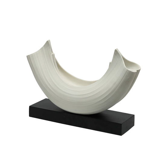 Boat Shaped Ornament | Black | Myka Home