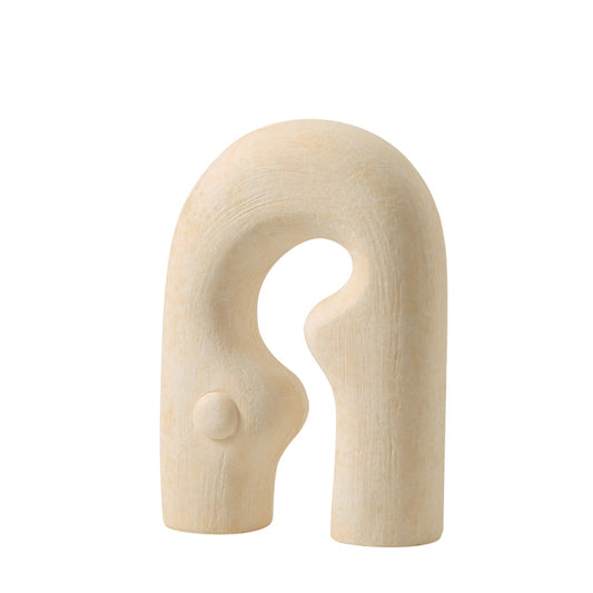 Ceramic Arch Ornament | Natural | Myka Home