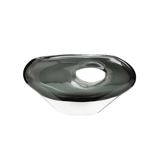 Medium Hole Vase B | Grey | Myka Home