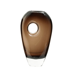 Medium Hole Vase A | Brown | Myka Home