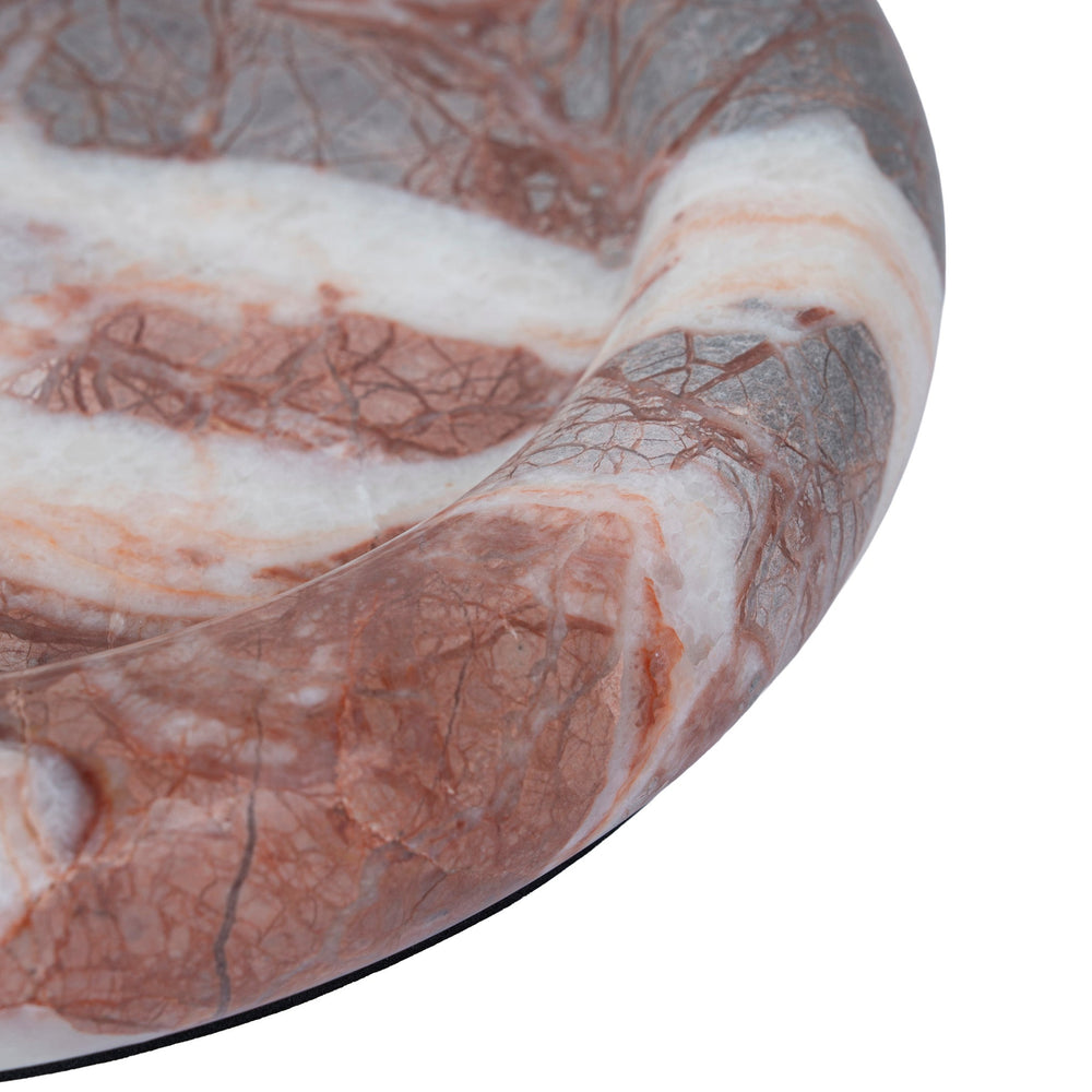 Marble Bowl | Red Ochre | Myka Home - View 4
