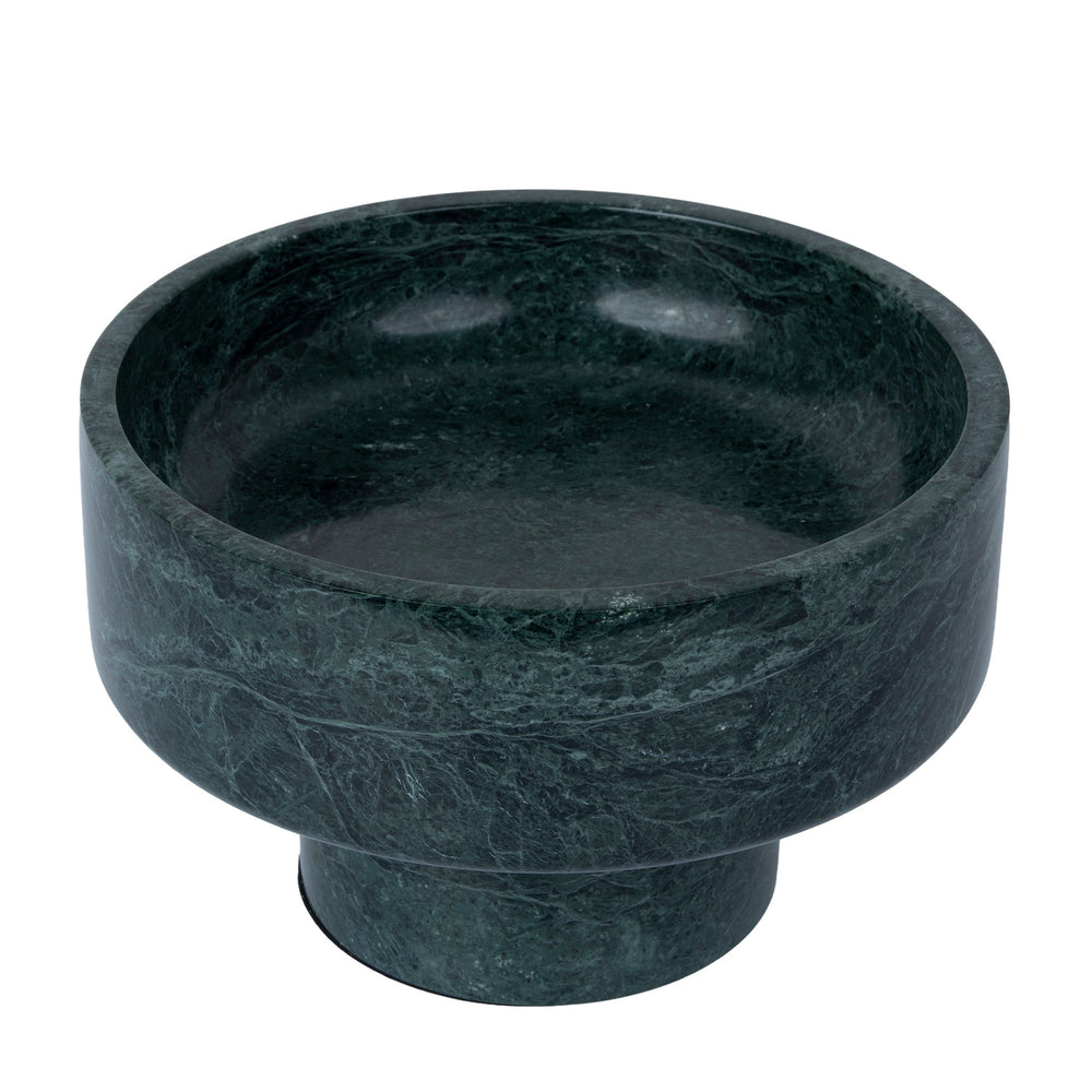 Round Marble Tray | Green | Myka Home - View 2