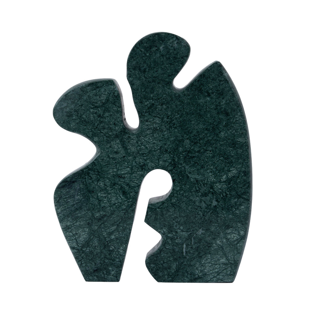 Carved Marble Accent Sculpture | Green | Myka Home - View 4