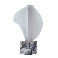 Geometric Marble Sculpture | Bulgari White | Myka Home
