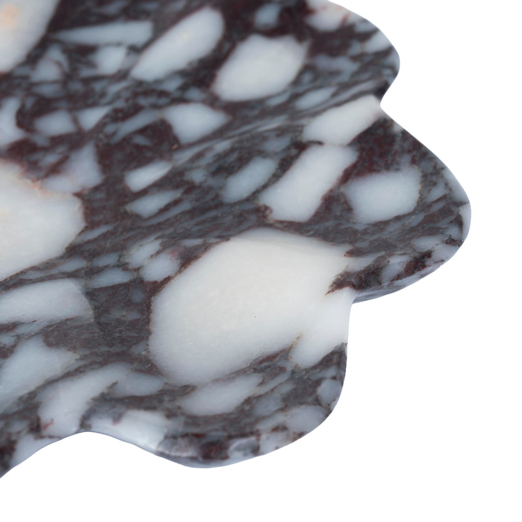 Sculptural Marble Tray | Bulgari Purple | Myka Home