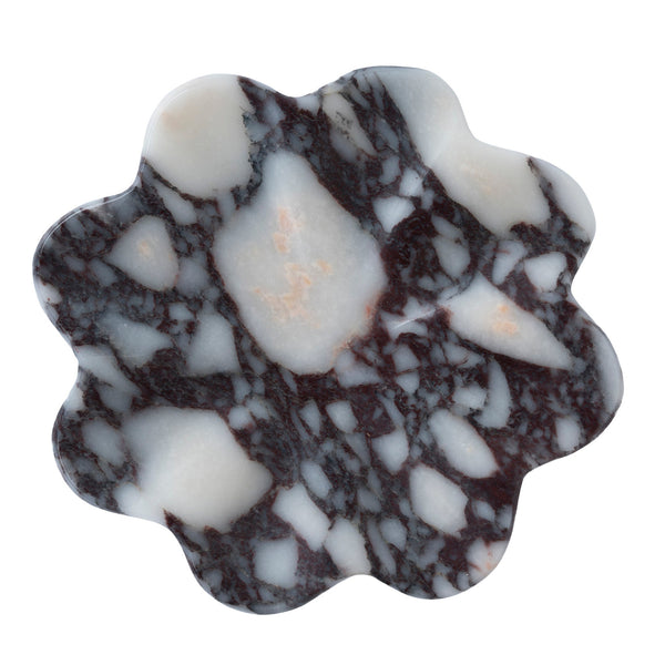 Sculptural Marble Tray | Bulgari Purple | Myka Home