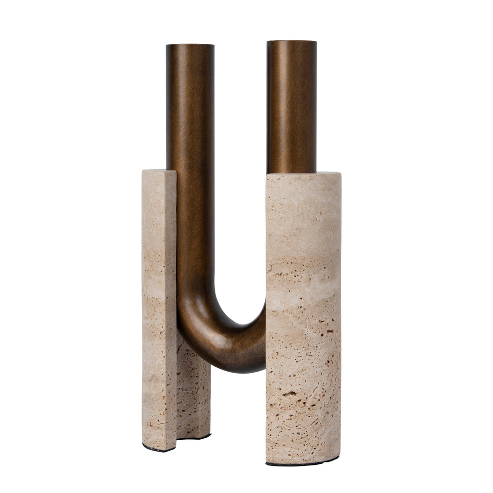 U-Shape Vase | Darkend Bronze | Myka Home