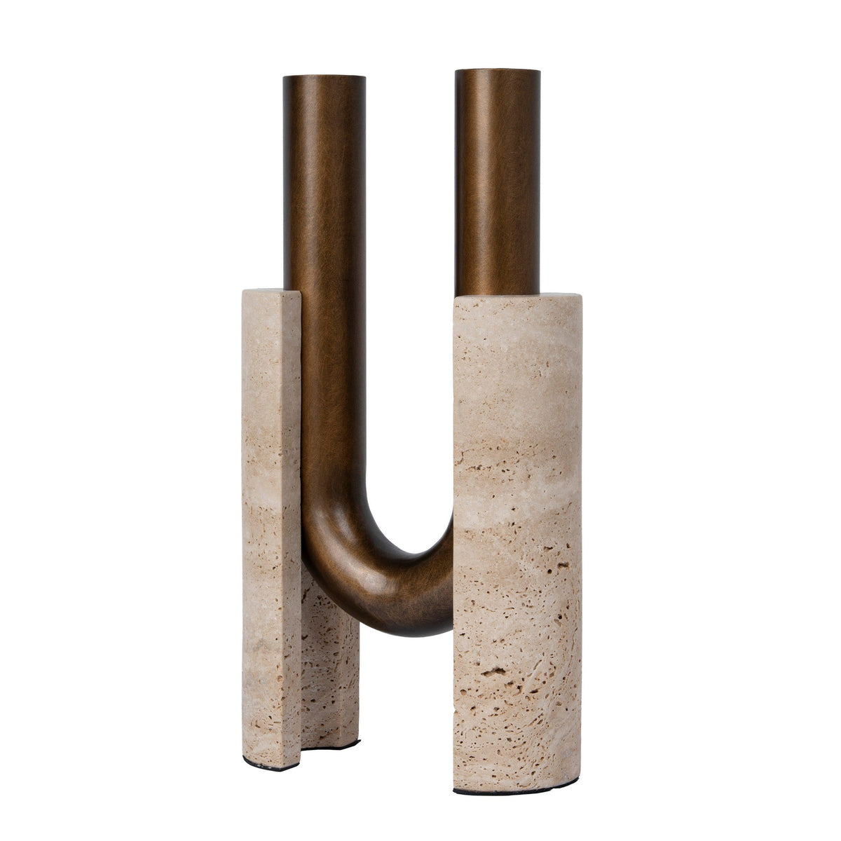 U-Shape Vase | Darkend Bronze | Myka Home