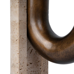 U-Shape Vase | Darkend Bronze | Myka Home