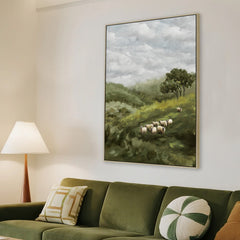 80 x 120cm Framed Canvas | Natural | Myka Home