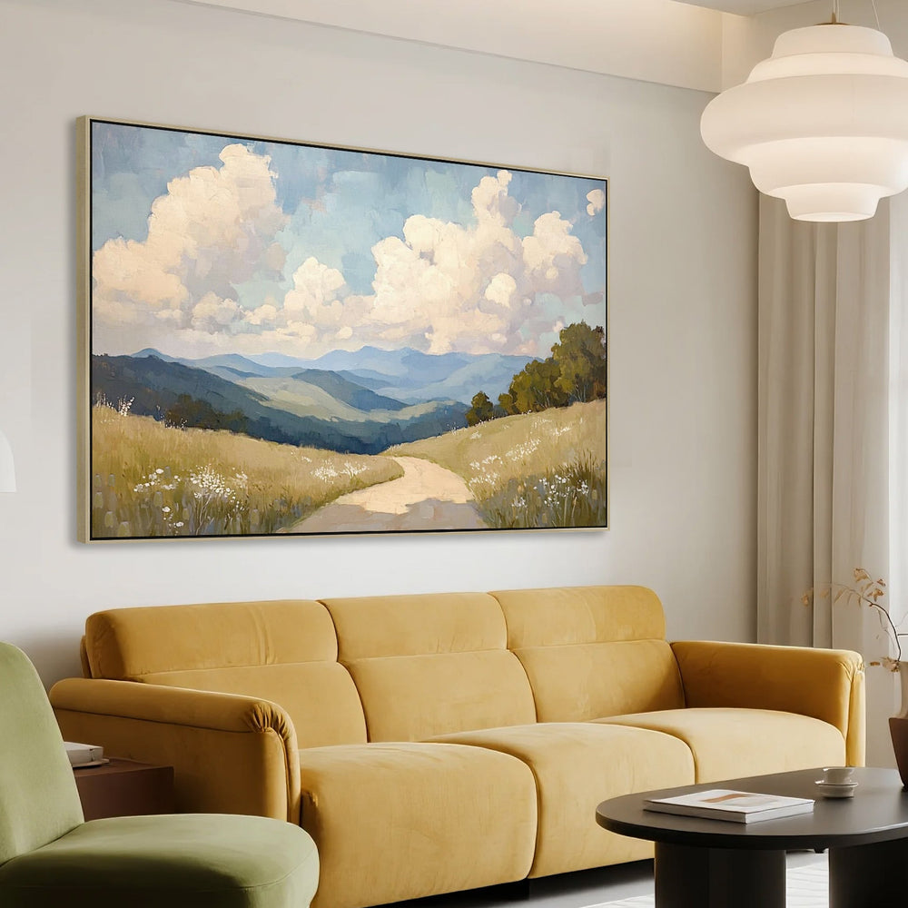 120 x 80cm Framed Canvas | Natural | Myka Home - View 3