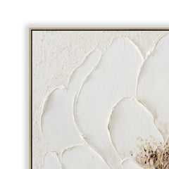 80 x 80cm Framed Canvas | Natural | Myka Home