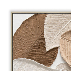 80 x 120cm Framed Canvas | Natural | Myka Home