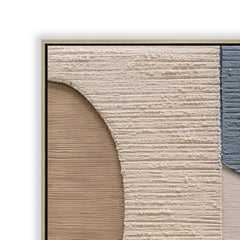 80 x 120cm Framed Canvas | Natural | Myka Home