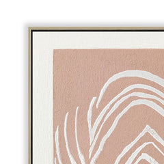 80 x 60cm Framed Canvas | Natural | Myka Home