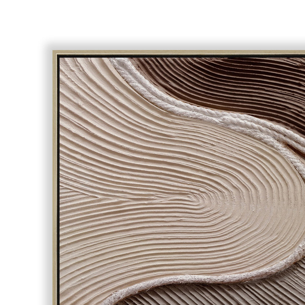 120 x 90cm Framed Canvas | Natural | Myka Home - View 2