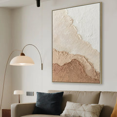 80 x 120cm Framed Canvas | Natural | Myka Home
