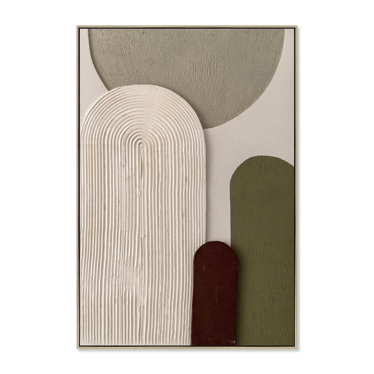 60 x 90cm Framed Canvas | Natural | Myka Home