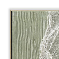80 x 100cm Framed Canvas | Natural | Myka Home