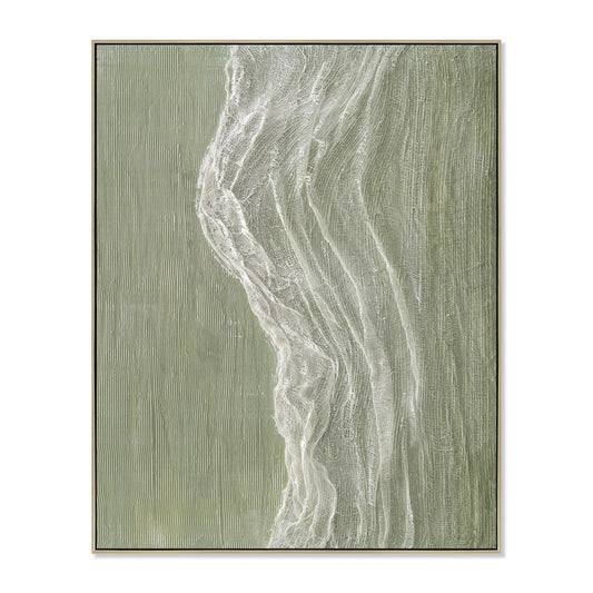 80 x 100cm Framed Canvas | Natural | Myka Home