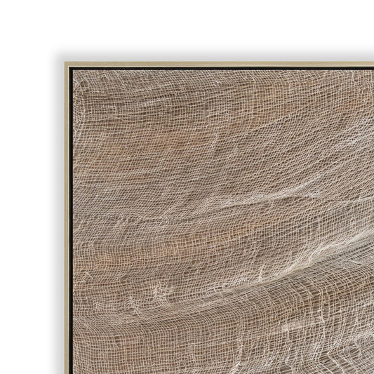 80 x 100cm Framed Canvas | Natural | Myka Home