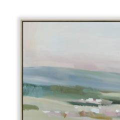 100 x 100cm Framed Canvas | Natural | Myka Home