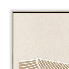 80 x 120cm Framed Canvas | Natural | Myka Home