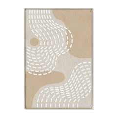 80 x 120cm Framed Canvas | Natural | Myka Home