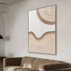 60 x 90cm Framed Canvas | Natural | Myka Home