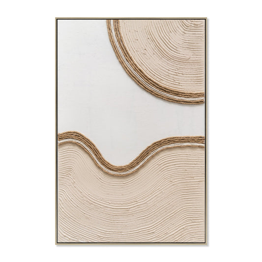 60 x 90cm Framed Canvas | Natural | Myka Home