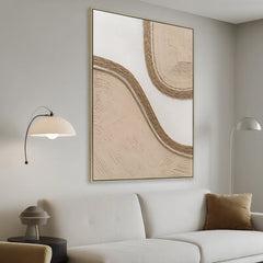 60 x 90cm Framed Canvas | Natural | Myka Home